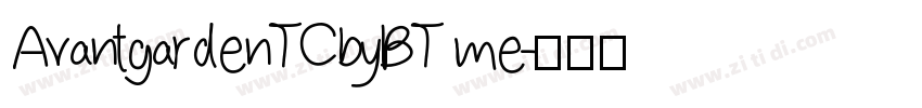 AvantgardenTCbyBT me字体转换